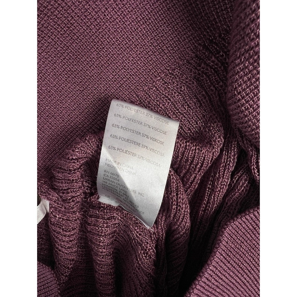 Free People Rosella Swit Pants Rhododendron Pink Knit Size L - Picture 7 of 7